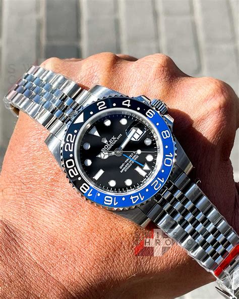 peso rolex gmt master 2 batman|gmt master 2 black bezel.